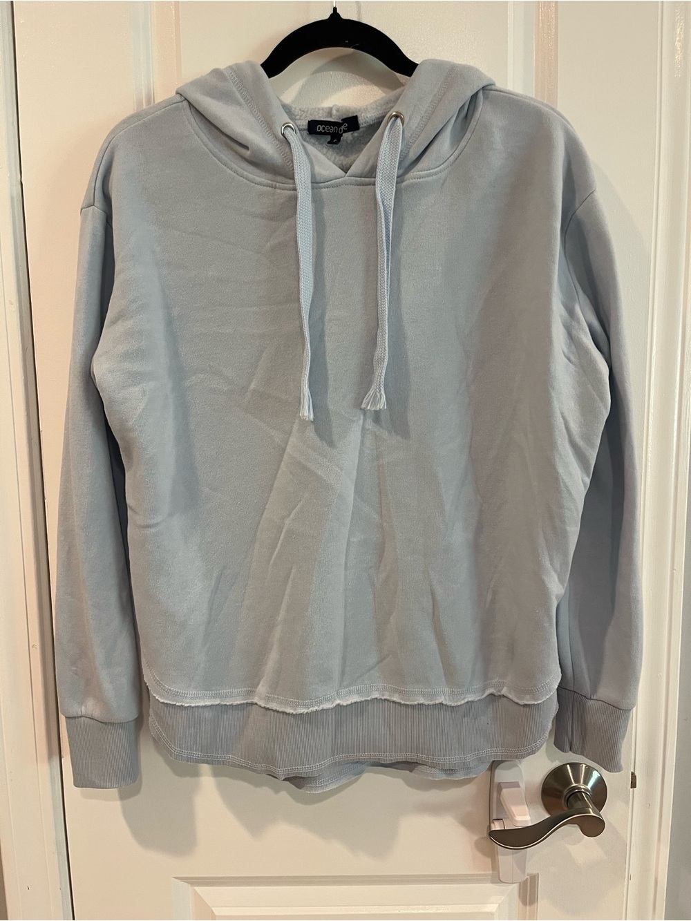 Small Pale Blue Hoodie by Ocean Drive